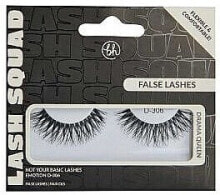 False eyelashes and glue