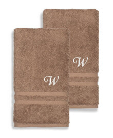 Купить полотенца Linum Home: Textiles Turkish Cotton Personalized Denzi Towel Set, 3 Piece