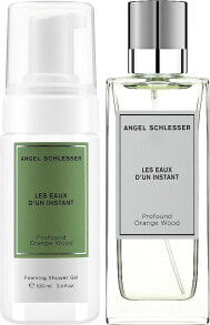 Angel Schlesser Les Eaux d'un Instant Profound Orange Wood - Duftset (Eau de Toilette 100ml + Duschgel 100ml)