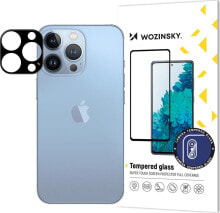 Wozinsky Szkło hartowane 9H na aparat iPhone 15 Pro Wozinsky Full Camera Glass - czarne