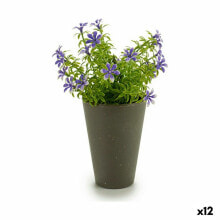 Декоративное растение Цветок Пластик 12 x 19 x 12 cm (12 штук)