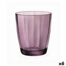 Купить бокалы и стаканы Bormioli Rocco: Стакан фиолетовый Bormioli Rocco Pulsar стеклянный 390 мл (6 штук) (упаковка 6x)