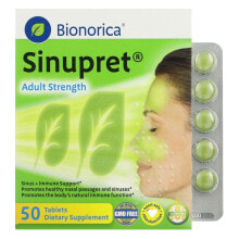 Bionorica, Sinupret, сила действия для взрослых, 50 таблеток