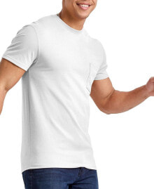 Купить мужские футболки и майки Hanes: Men's Originals Cotton Short Sleeve Pocket T-shirt