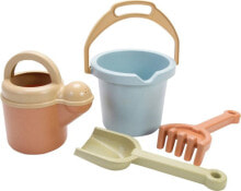 Детские наборы в песочницу пляжный набор Dantoy BIO bucket, 4 предмета