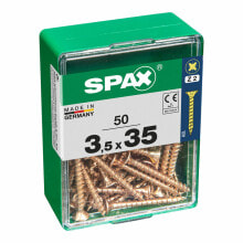Box of screws SPAX Wood screw Flat head (3,5 x 35 mm)
