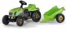 Rolly Toys Traktor Rolly Kid zielony z przyczepą (5012169)