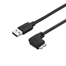 Компьютерные разъемы и переходники starTech.com USB3AU2MRS USB кабель 2 m 3.2 Gen 1 (3.1 Gen 1) USB A Micro-USB B Черный