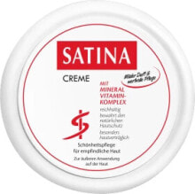 Купить увлажнение и питание кожи лица Satina: Gesichtscreme pflegend, 150 ml