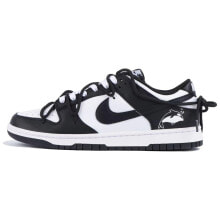 【定制球鞋】 Nike Dunk Low Retro 熊猫 海洋生物 虎鲸复古 低帮 板鞋 男款 黑白 / Кроссовки Nike Dunk Low DD1391-100