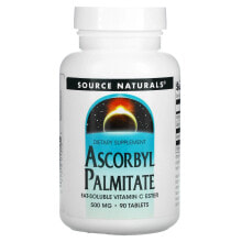 Витамин С source Naturals, Аскорбил пальмитат, 500 мг, 90 таблеток