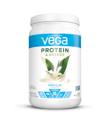 Сывороточный протеин Vega Protein & Greens Natural  Растительный протеин с ванильным вкусом 21 порций