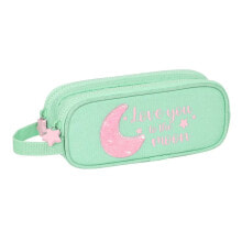 SAFTA Blackfit8 Moon Double pencil case