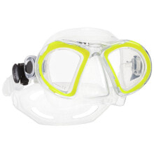 Masks and snorkels for scuba diving