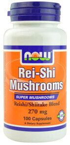 Грибы nOW Rei-Shi Mushrooms Комплекс с грибами рейши и шиитаке 270 мг 100 капсул
