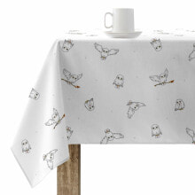 Stain-proof resined tablecloth Harry Potter Hedwig 250 x 140 cm