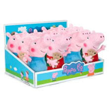 SOFTIES Peppa & Georges With Toy 20 CmEco Teddy