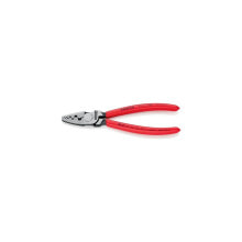 Knipex Aderendhülsenzange Gesamtlänge 180 mm 0,25 - 16,0 (AWG 23 - 5) mm² poliert Kunststoffüberzug