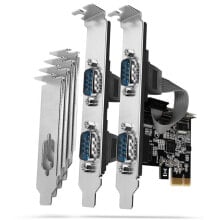 AXAGON PCEA-S4N PCIe-Adapter mit 4x Seriell-Ports - ASIX AX99100 Chipsatz купить онлайн