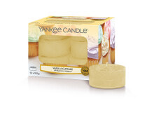 Yankee Candle Aromatic Tealights Candle Vanilla Cupcake  Ароматические свечи c ароматом ванильного кекса 12 х 9,8 г