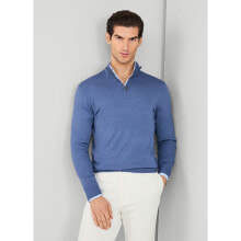 HACKETT Gmd Merino Silk Half Zip Sweater