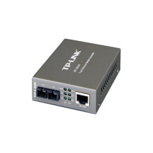 Сетевые карты и адаптеры Мультимодальный медиа-конвертер TP-Link MC100CM 100 Mbps Серый