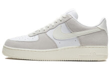 Nike Air Force 1'07 PRM 耐磨透气 低帮 板鞋 男女同款 灰白 / Кроссовки Nike Air Force CW7584-100