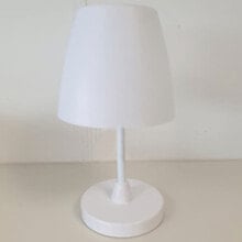 Lampka biurkowa vidaXL H&S Collection Akumulatorowa lampa stołowa LED, biała, 13x30 cm