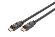 ASSMANN Electronic DisplayPort Anschl.kabel,20m Черный AK-340105-200-S