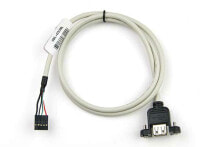 Компьютерные разъемы и переходники Supermicro CBL-0339L кабельный разъем/переходник IDC USB A Черный, Серый