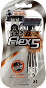 Мужские бритвы и лезвия bic Flex 5 Disposable Razor Одноразовые мужские бритвы 3 шт