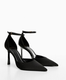 Черные женские туфли на каблуке MANGO (Манго)