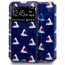 COOL Samsung A207 Galaxy A20s Shark Drawings flip phone case