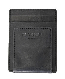 DUCHAMP LONDON men's Front Pocket with Magnetic Money Clip Wallet