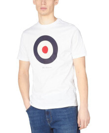 Купить белые мужские футболки и майки Ben Sherman: Men's Signature Target Graphic Short-Sleeve T-Shirt