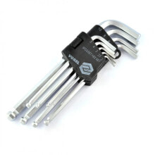 Шестигранные и шлицевые ключи Hex key set 2-10mm Vorel 56477 - 9pcs