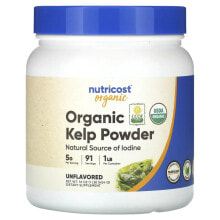 Organic Kelp Powder, Unflavored, 1 lb (454 g)