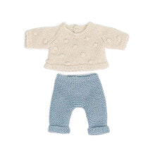 MINILAND Knitted Outfit 21 cm Sweater&Trousers clothing set