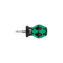 Wera Schraubendreher 367 TORX® Stubby Größe T 25 Klingenlänge 25 mm 2-Komponentengriff Rundklinge