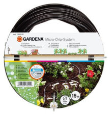 Системы капельного полива gardena 1362-20 шланг для полива 15 m Наземный Черный