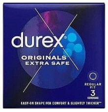 Verdickte Kondome 3 St. - Durex Extra Safe Originals