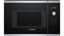 Bosch Serie 6 BFL524MS0 микроволновая печь Встроенный Обычная (соло) микроволновая печь 20 L 800 W Черный, Нержавеющая сталь