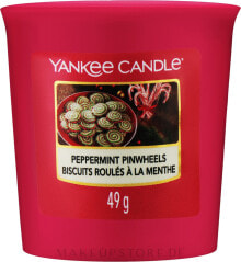 Duftende Votivkerze - Yankee Candle Peppermint Pinwheels Votive