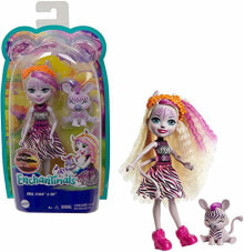 Куклы модельные enchantimals Zadie Zebra GTM27