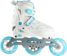 NILS Extreme NA11201 speed adjustable white skates, size 39-42