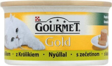 Купить влажные корма для кошек Gourmet: Gourmet Gold Pasztet z królikiem 85g