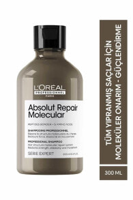 Serie Expert Absolut Repair Molecular Tüm Yıpranmış Saçlar İçin Arındırıcı Şampuan 300 ml-NTRB5-
