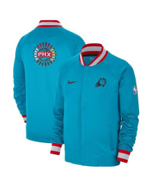 Nike men's Turquoise, Black Phoenix Suns 2022/23 City Edition Showtime Thermaflex Full-Zip Jacket