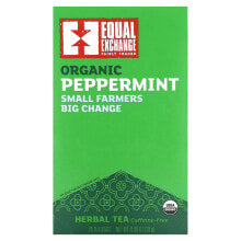 Organic Peppermint Tea, Caffeine Free, 20 Tea Bags, 0.99 oz (28 g)