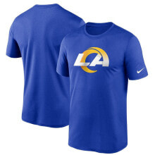 Men's Royal Los Angeles Rams Logo Essential Legend Performance T-Shirt